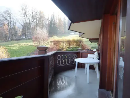 Appart 2 pièces Les Houches, 400 m pistes + piscine : photo 9