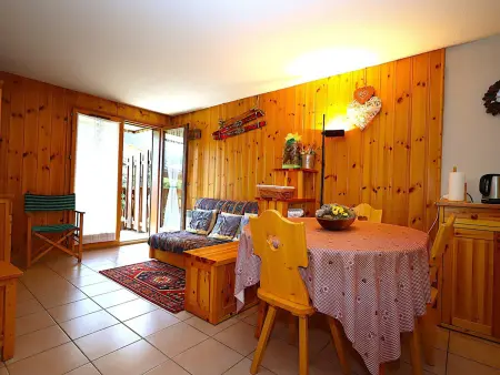 2 pièces cabine aux Houches, balcon Mont-Blanc, 4 pers. : photo 2