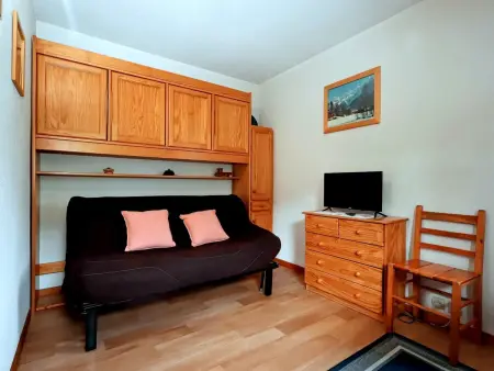 Studio 21 m² avec balcon, parking et casier à skis : photo 2