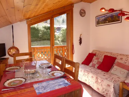 Appartement 2 pièces cabine 5 pers, balcon, parking : photo 2