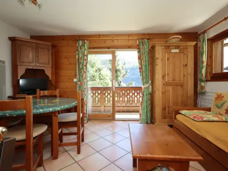 Location appartement à Les Houches, Appartement cosy 5 pers, accès pistes, animaux admis