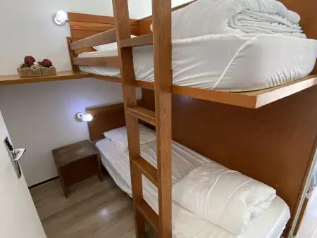 Studio rénové 4 pers, balcon, face aux pistes, commerces, animaux admis : photo 10