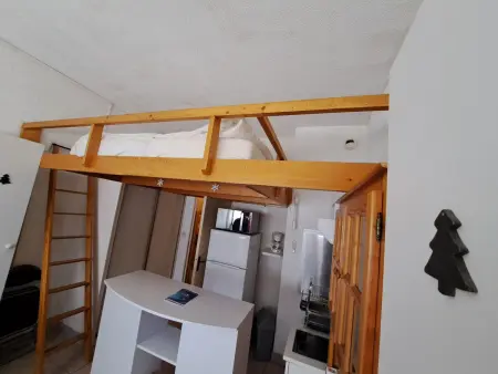 Studio 22m² face aux pistes à Pra-Loup, 4 personnes : photo 4