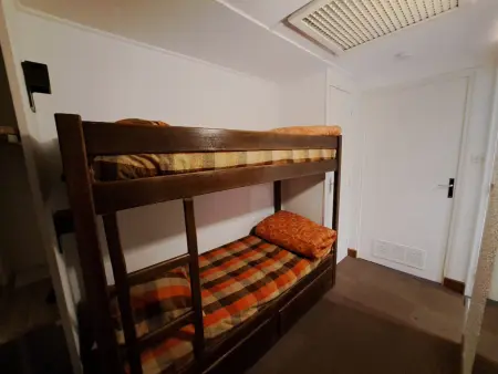 Studio cabine 6 pers. Pra-Loup, balcon sud vue pistes : photo 9