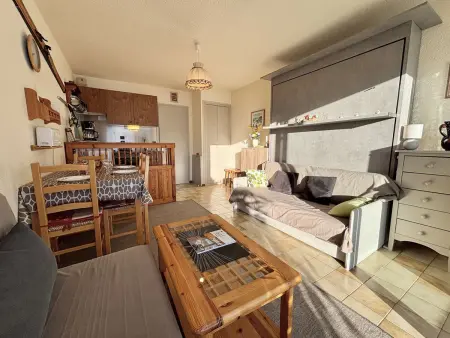 Location appartement à Notre Dame de Bellecombe, Studio au pied des pistes à Notre-Dame-de-Bellecombe