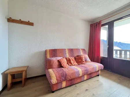 Studio 21m² à 50m des pistes, balcon et parking : photo 12
