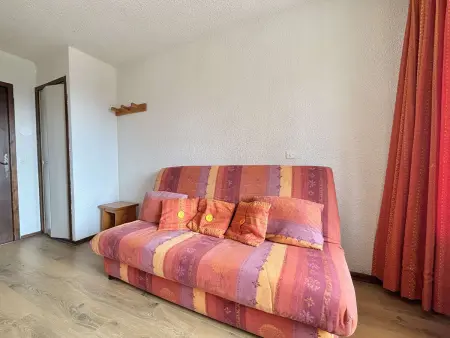 Studio 21m² à 50m des pistes, balcon et parking : photo 13
