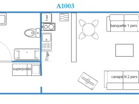 Studio 26 m² au pied des pistes à Notre-Dame-de-Bellecombe : photo 18