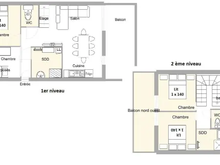 Appartement 5 pièces aux Saisies, face au Beaufortain : photo 3