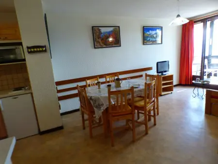 Appart 2P 5 pers aux Saisies, balcon sud Mont Bisanne : photo 8