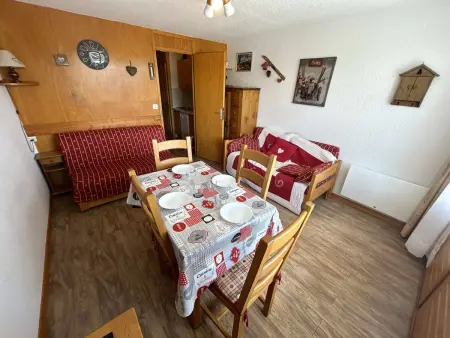Studio cabine 5 pers. Les Saisies, centre station : photo 4