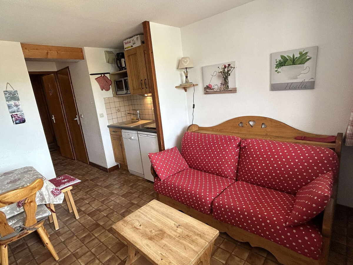 Studio alcôve 4 pers aux Saisies, balcon sud face Mont Bisanne - Photo 1