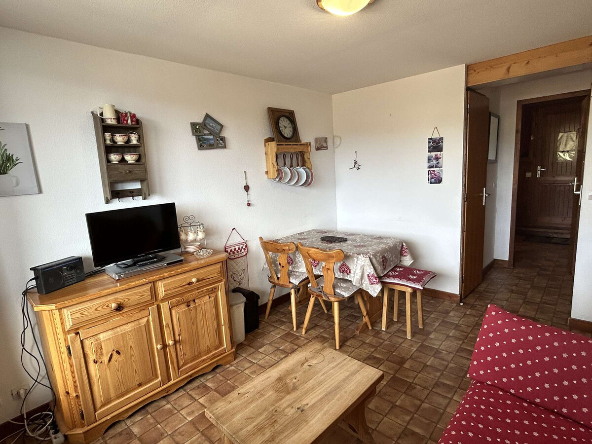 Studio alcôve 4 pers aux Saisies, balcon sud face Mont Bisanne - Photo 5