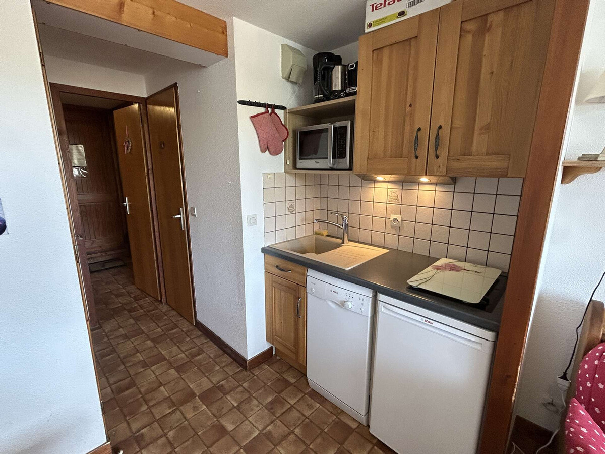 Studio alcôve 4 pers aux Saisies, balcon sud face Mont Bisanne - Photo 12