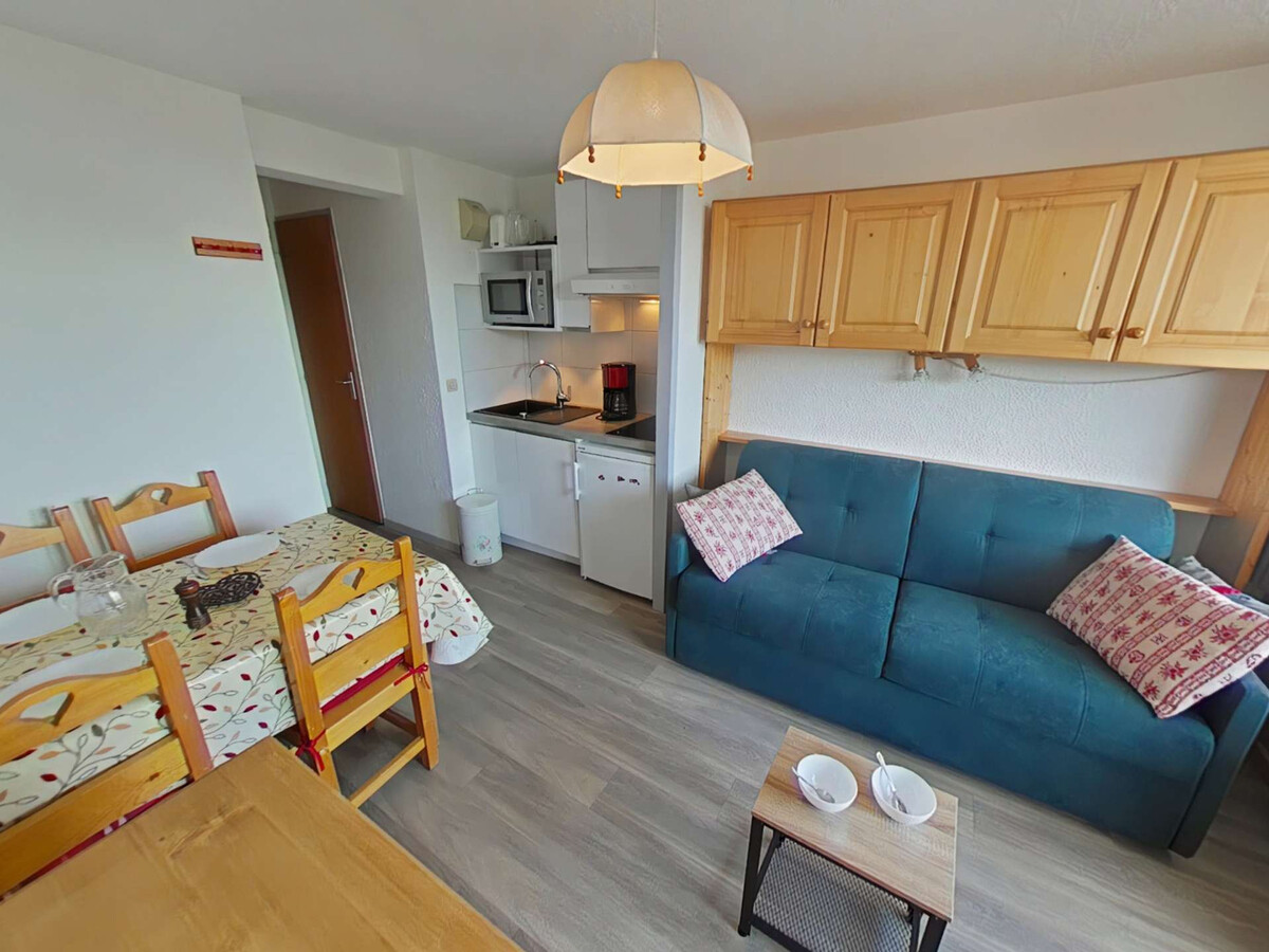 Studio cabine 4 pers. Les Saisies, balcon vue Beaufortain - Photo 1