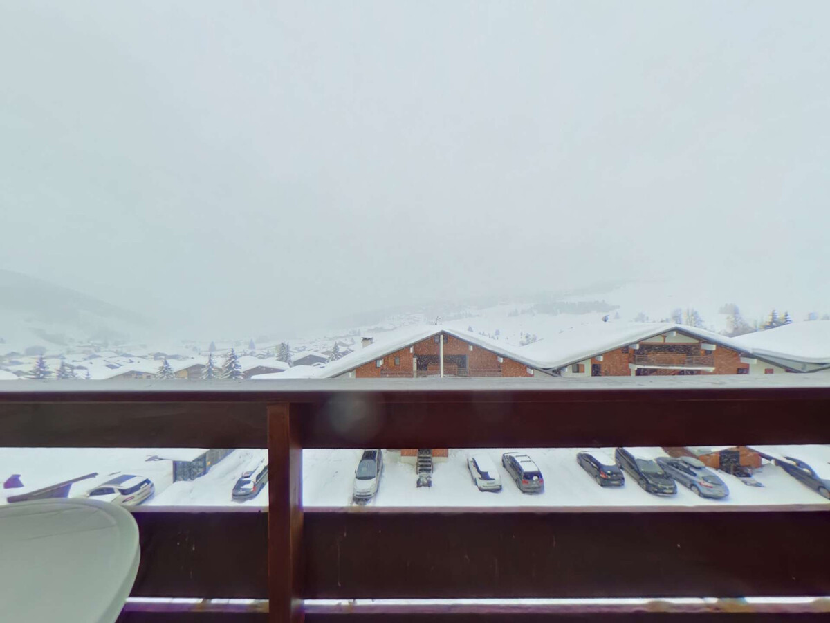 Studio cabine 4 pers. Les Saisies, balcon vue Beaufortain - Photo 11