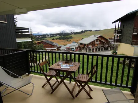 Appartement 2 pièces cosy, balcon sud-ouest, centre Les Saisies : photo 9