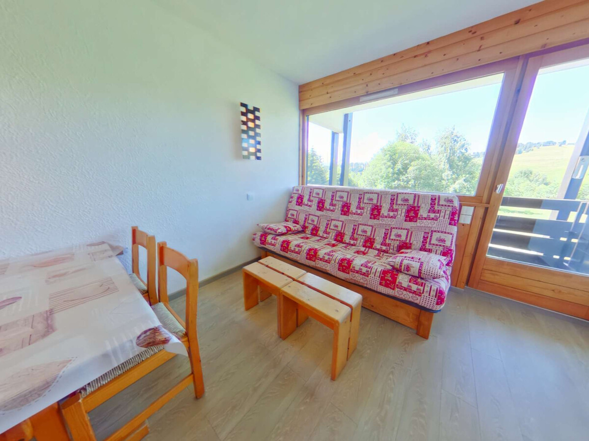 Studio 4 pers aux Saisies, balcon sud face Mont Bisanne - Photo 1