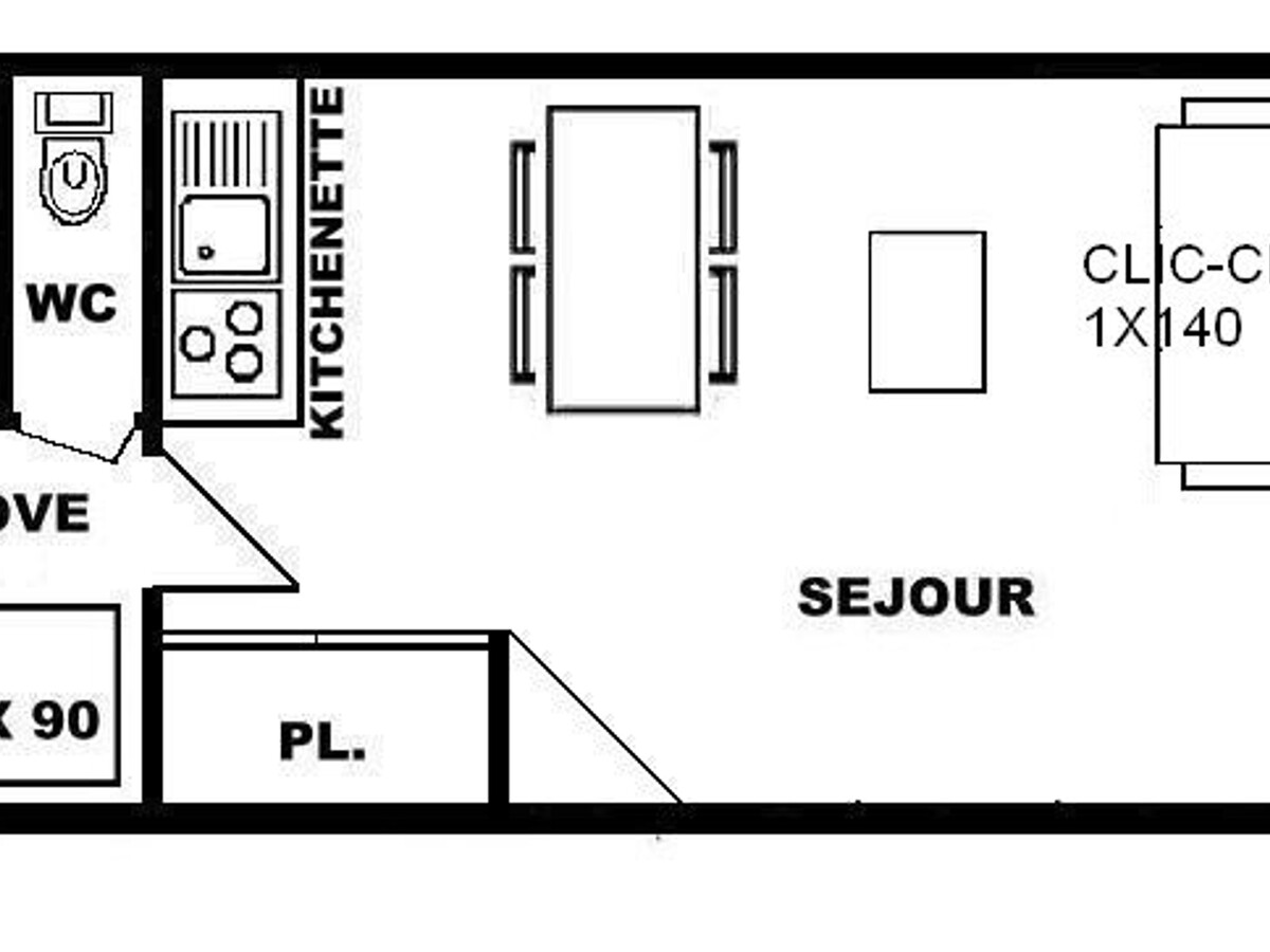 Studio 4 pers aux Saisies, balcon sud face Mont Bisanne - Photo 3