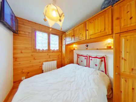 Appartement 2 pièces cabine aux Saisies, balcon sud-ouest : photo 4