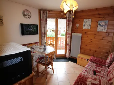 Appartement 2 pièces cabine aux Saisies, balcon sud-ouest : photo 6