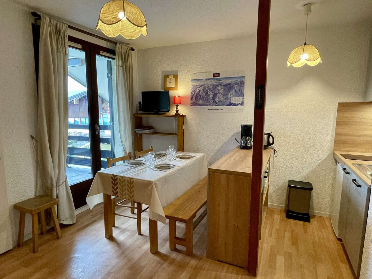 Studio cabine Les Saisies 4 personnes, balcon central - Photo 2