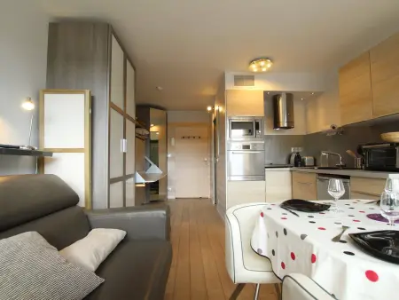 Studio 3 étoiles Saint-Chaffrey, balcon vue sommets : photo 4