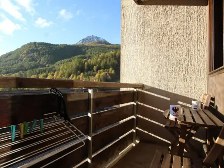 Studio 3 étoiles Saint-Chaffrey, balcon vue sommets : photo 6
