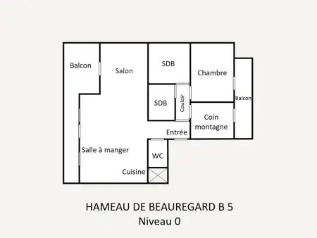 Appartement 10 pers, 4 chambres à 100m des pistes : photo 15