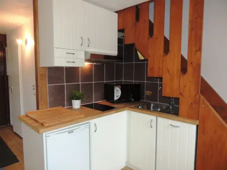 T3 duplex lumineux aux Gets, vue pistes, parking : photo 2