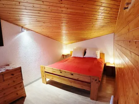 T3 duplex lumineux aux Gets, vue pistes, parking : photo 10
