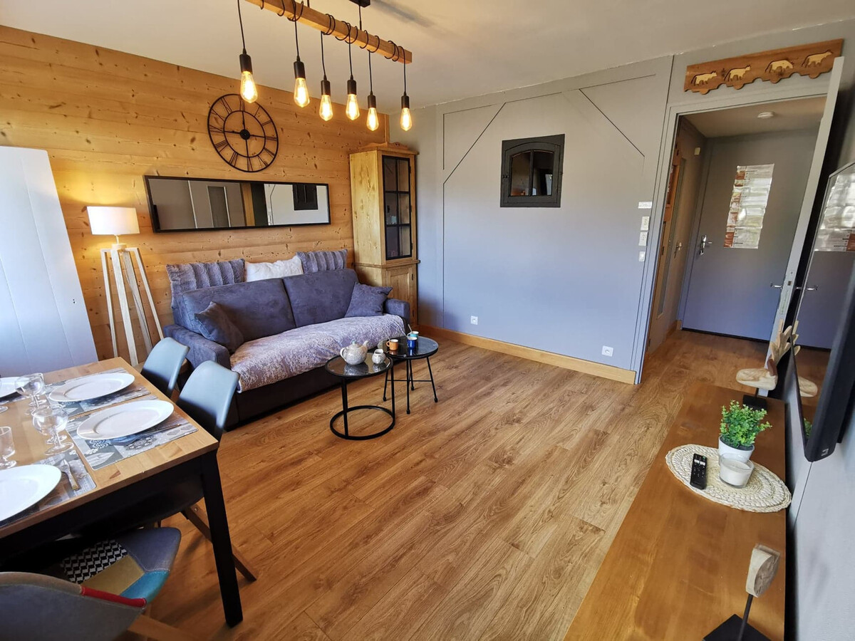 Studio cabine 30 m² aux Gets, balcon vue Mont Chéry - Photo 2