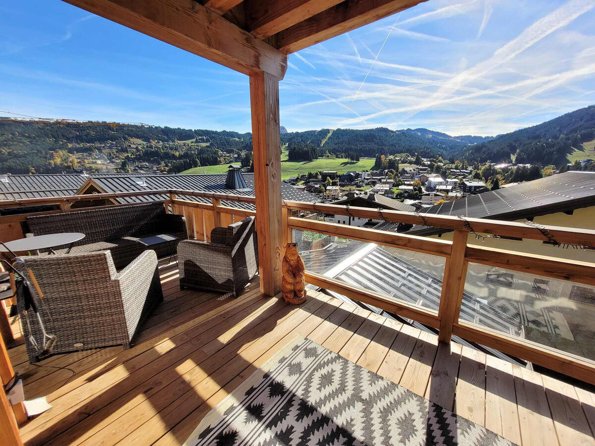 Duplex 86m² vue panoramique domaine skiable aux Gets - Photo 2
