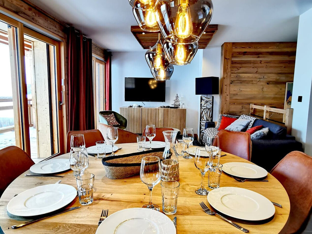 Duplex 86m² vue panoramique domaine skiable aux Gets - Photo 3