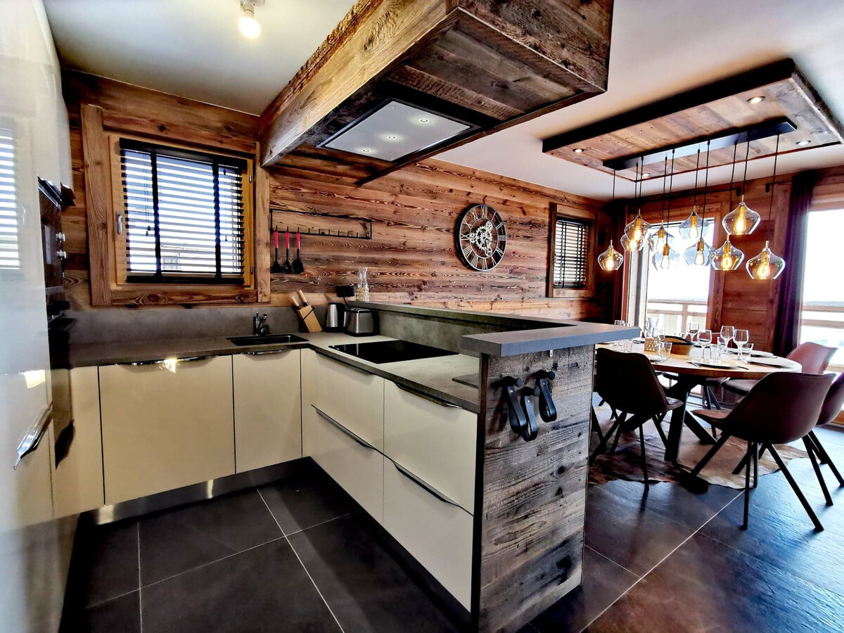 Duplex 86m² vue panoramique domaine skiable aux Gets - Photo 4