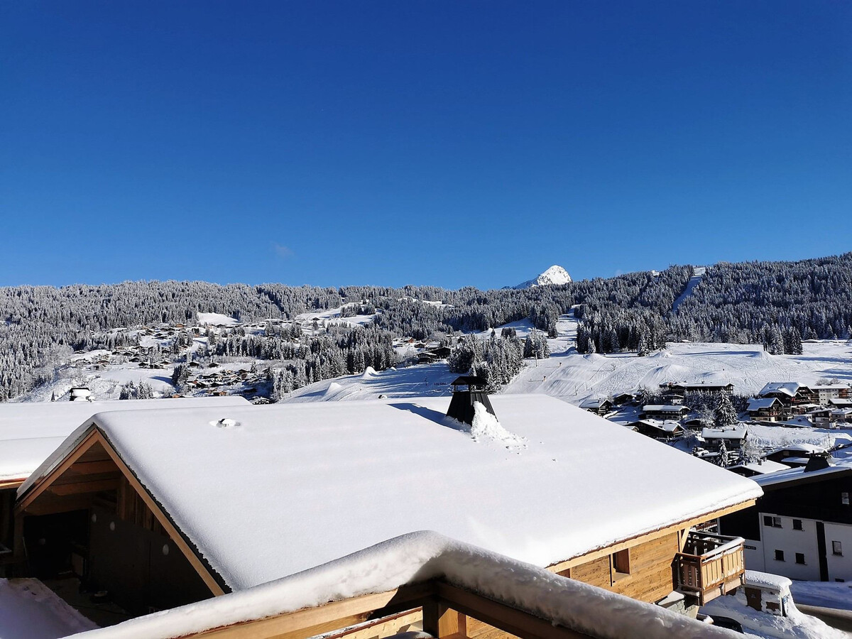 Duplex 86m² vue panoramique domaine skiable aux Gets - Photo 12
