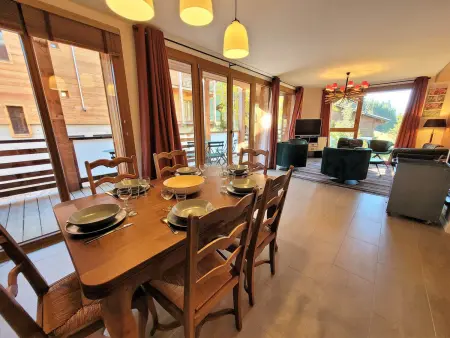 Location appartement à Les Gets, Appartement 3 chambres, exposé Sud-Est aux Gets, près des pistes