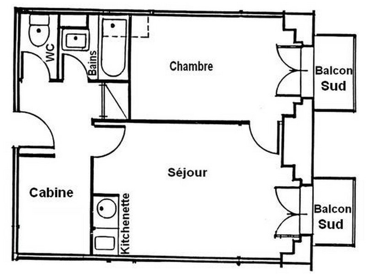 Appartement 4 pers. Luchon - Balcons Sud et Parking - Photo 11