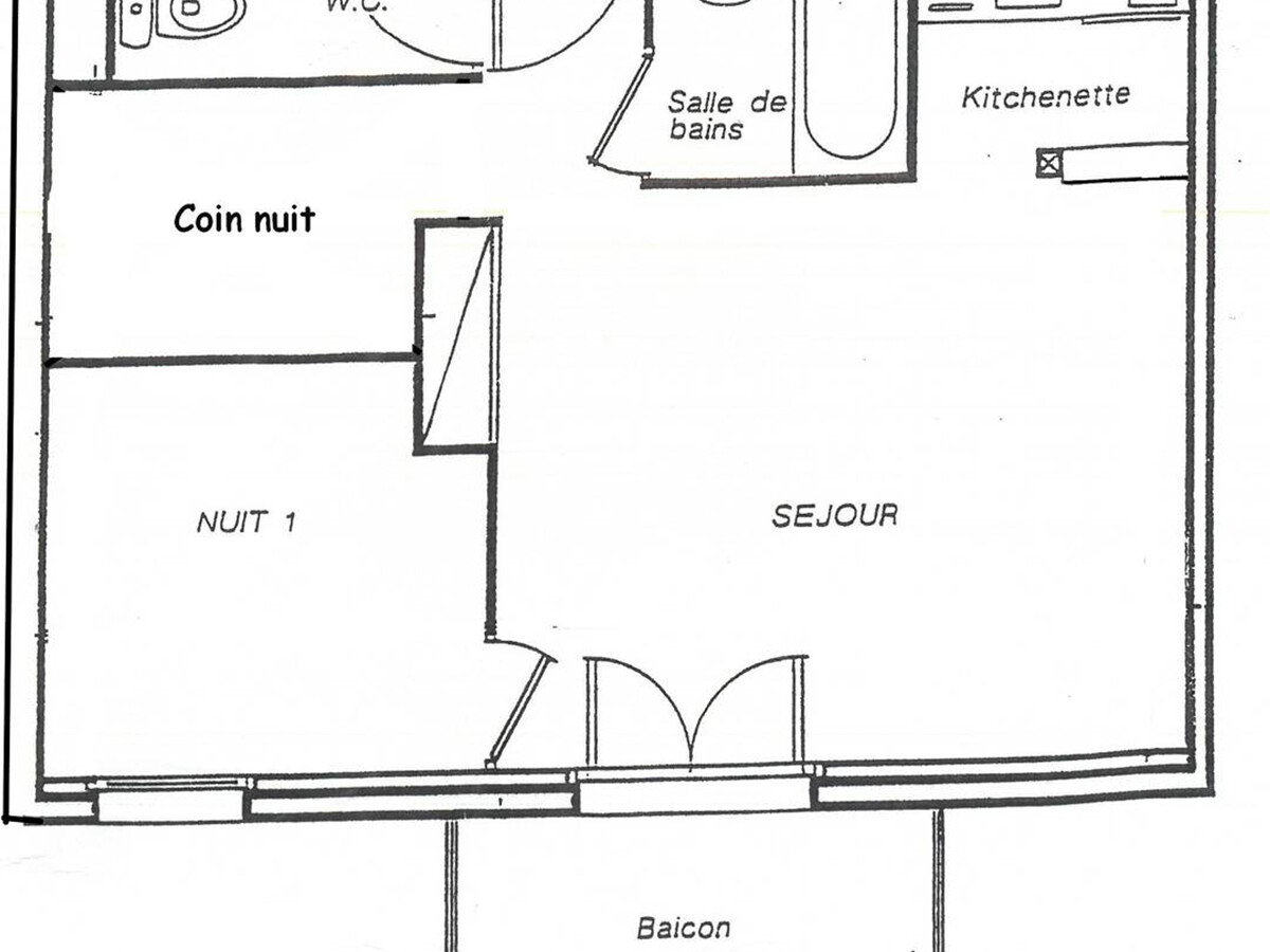 Appartement 2 pièces cabine avec balcon, parking à Bagnères-de-Luchon - Photo 12