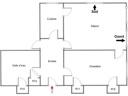 T2 ensoleillé 70 m² face aux thermes à Luchon : photo 14