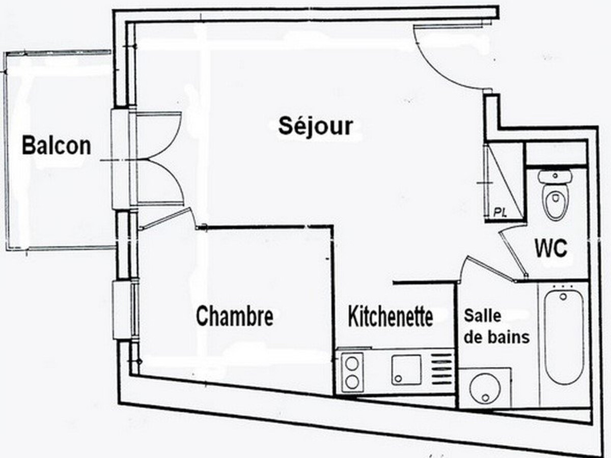 T2 27m² vue montagne, balcon, parking à Bagnères-de-Luchon - Photo 13