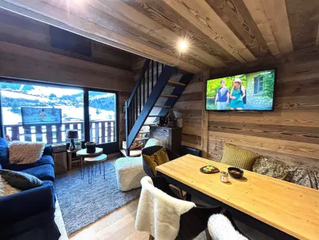 Location appartement à La Clusaz, Charmant duplex 4 pièces au centre du village - 6 pers., balcon