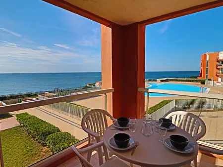 Location appartement à Sète, Studio climatisé avec vue mer, piscine et parking
