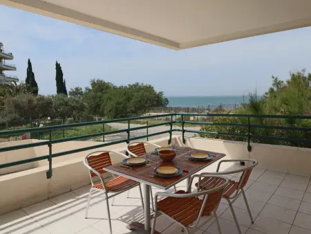 Appartement 2 pièces vue mer, terrasse 22m², Sète