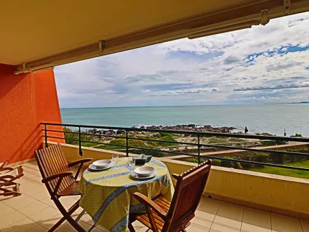 T3 climatisé avec terrasse vue mer à Sète