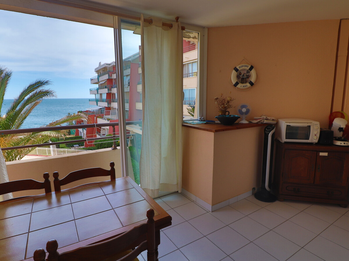 Appartement 2 pièces cabine Sète, loggia vue mer - Photo 3