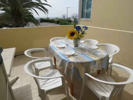 T2 40m² front de mer avec loggia, terrasse et parking