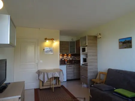 Studio 4 pers. avec balcon vue pistes à Arette : photo 2