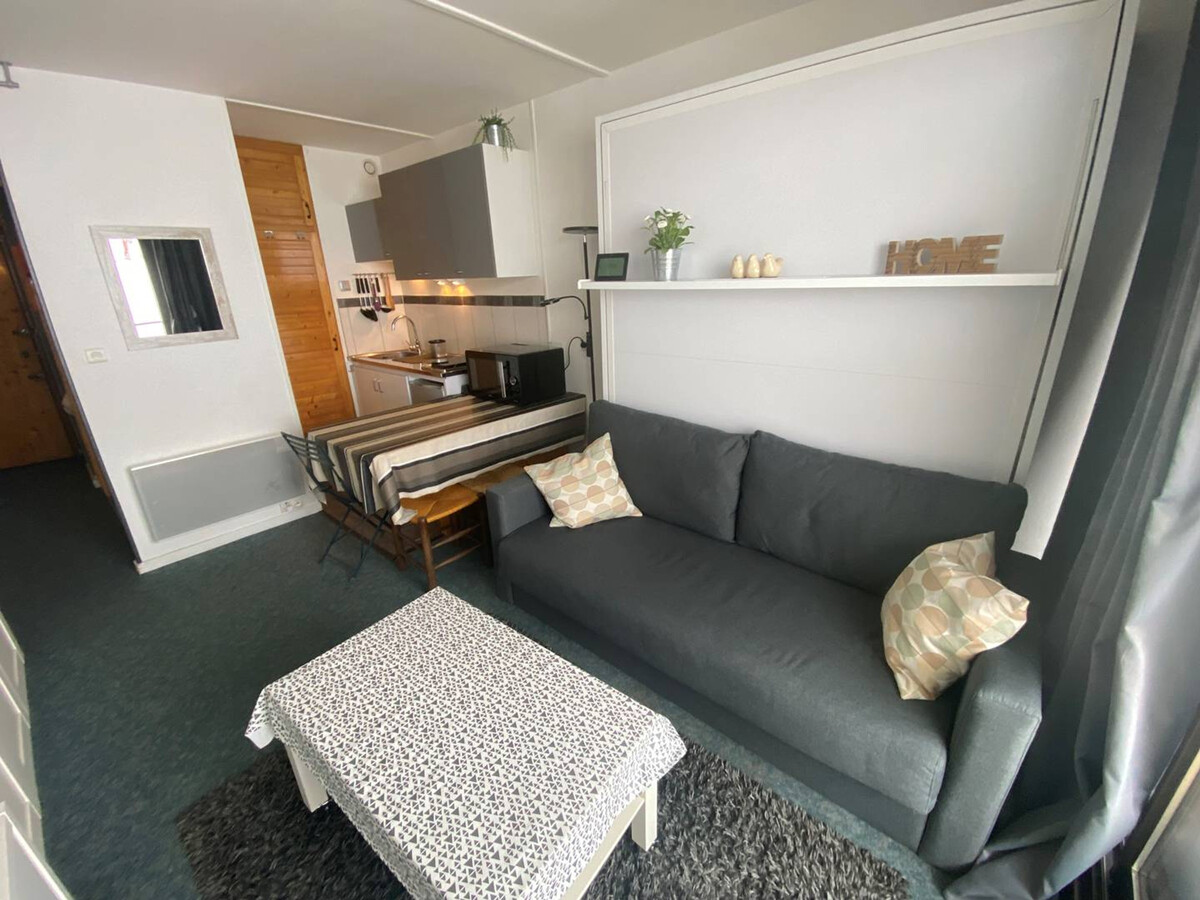 Studio 4 pers. Arette, balcon pistes et accès direct - Photo 1