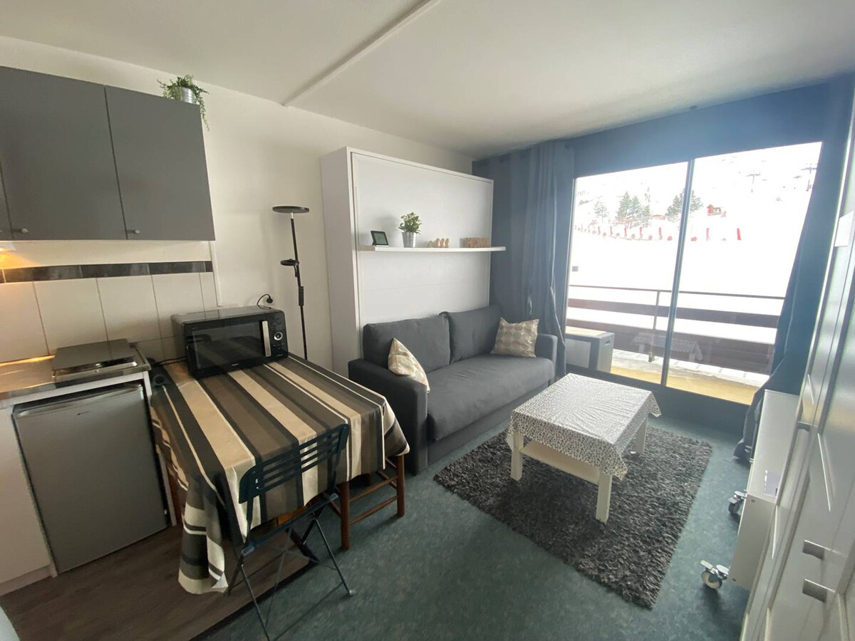 Studio 4 pers. Arette, balcon pistes et accès direct - Photo 2
